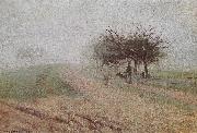 Camille Pissarro fog hole Spain oil painting artist